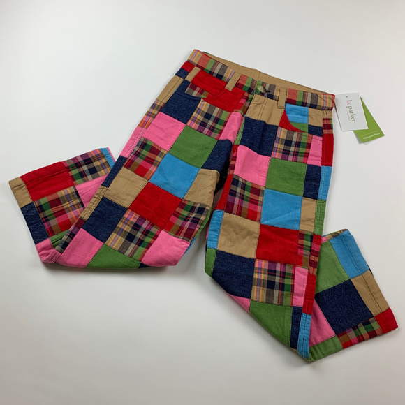 🔥KC ParkerPants Cropped Patchwrok Size 12 - Picture 8 of 8